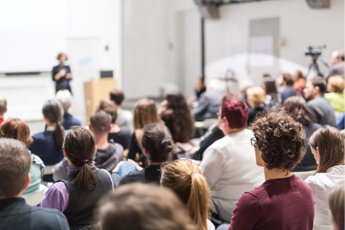 University students listening to a lecture